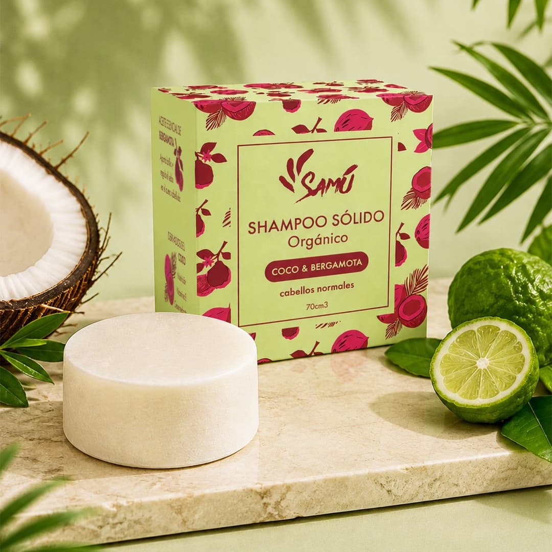 Shampoo Sólido — Coco & Bergamota