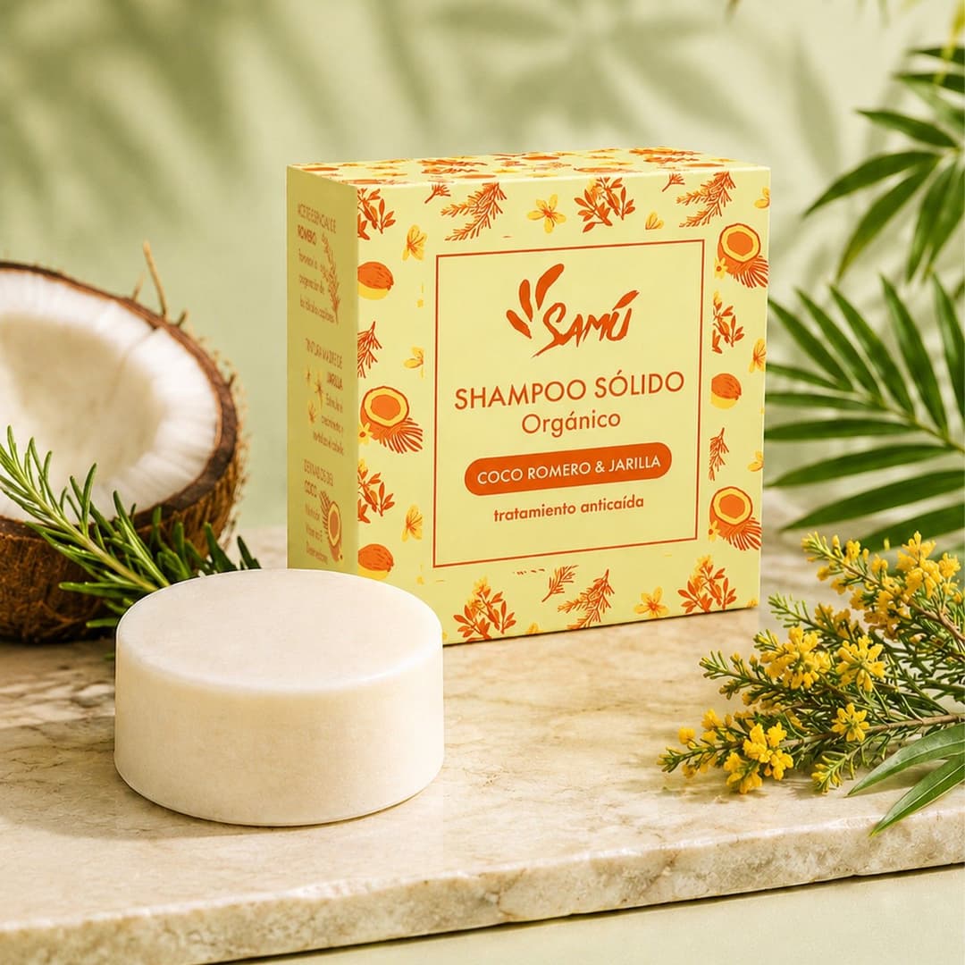 Shampoo Sólido — Coco, Romero & Jarilla