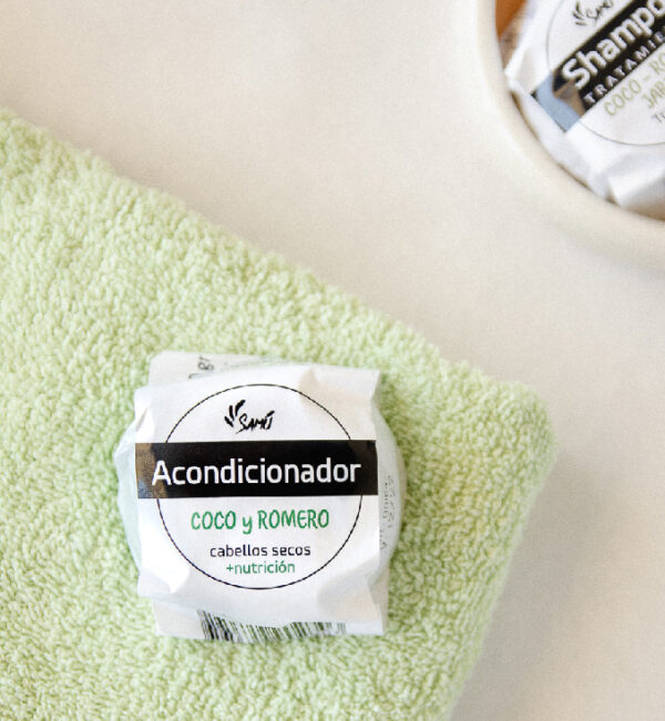 Acondicionador Sólido con coco y romero