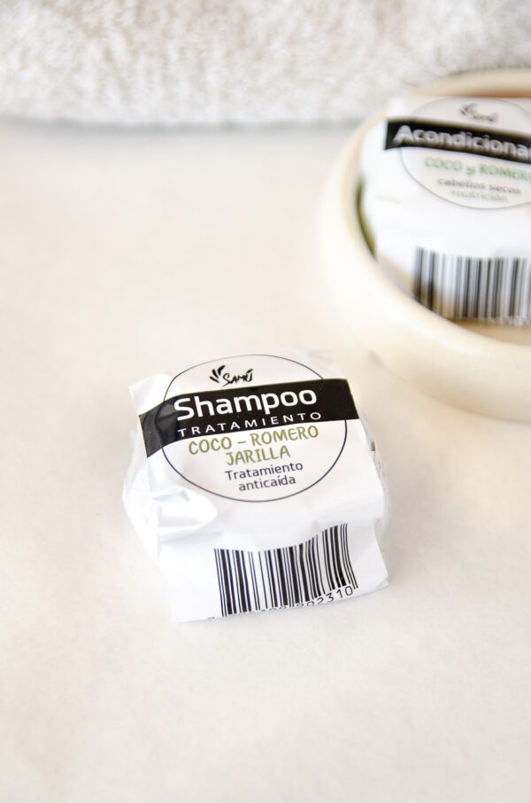Shampoo sólido tratamiento anticaida